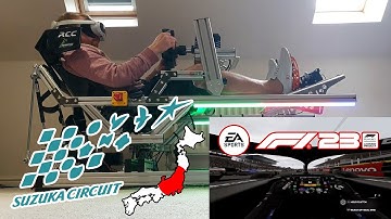 2 DOF DIY Motion Sim around SUZUKA! F1 23 | Japan