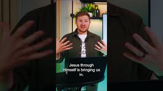 How does Jesus bridge the gap?