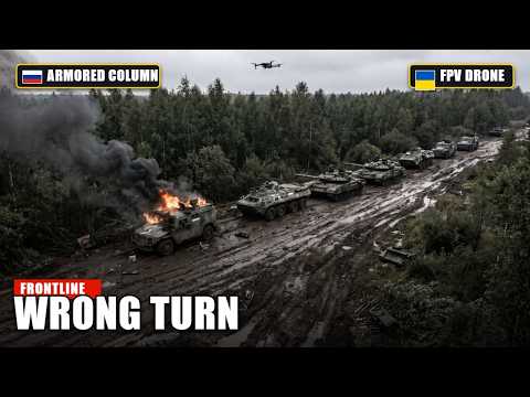 Ukraine Hit the One Russian Vehicle That Could Save the Column Near Pokrovsk — the Rest Were Trapped