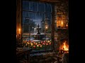 heavy rain sounds for sleeping at night cozy medieval castle cabin