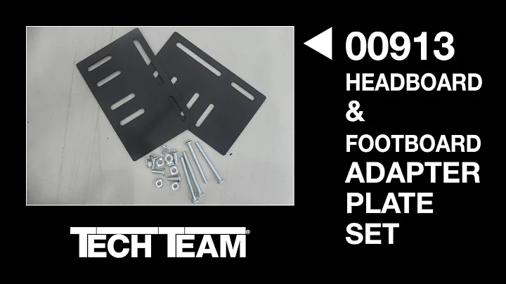 Tech Team 00913 Oversized Headboard Adapter / Modification Plate Set