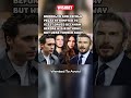Beckham-Peltz Family Tensions at David Beckham's 50th Birthday #shorts #BeckhamFamily