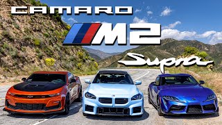 BMW M2 vs Camaro and Supra - Did BMW make a Muscle Car? | Everyday Driver