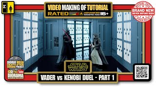 Star Wars Mega Death Star Diorama Project : VADER vs KENOBI Duel - PART 1 - DIY Tutorial