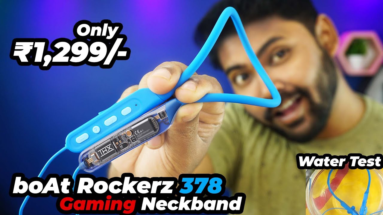 THX Gaming Neckband boAt Rockerz 378 Beast™ Mode | Unboxing | Review