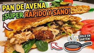 Pan de Avena en sarten salado para Comida 😋 👌 FACIL