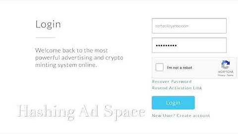Hashing Ad Space how to earn free money !