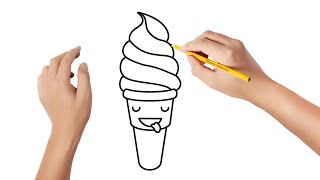 Como Desenhar Um Sorvete