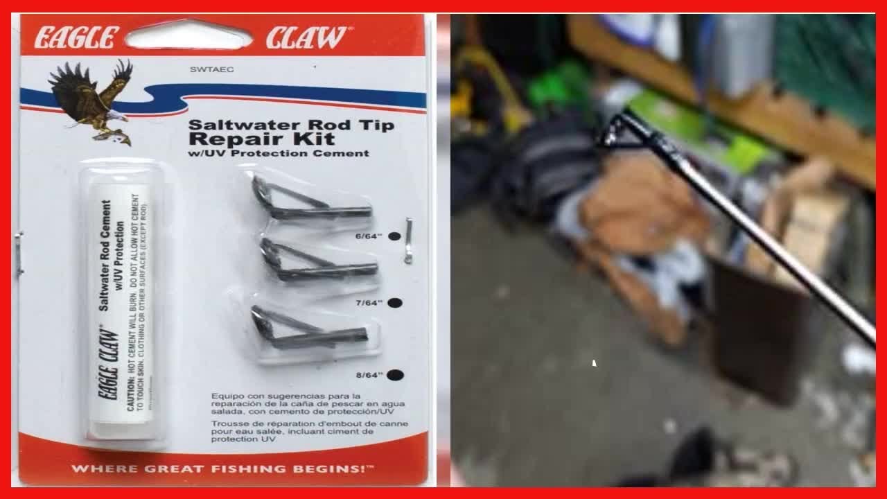 Eagle Claw SWTAEC Saltwater Rod Tip Repair Kit 