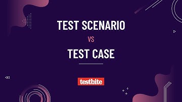 Test Scenario vs Test Case | Software Testing | TestBite