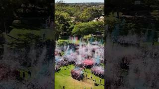 Most confetti cannons launched simultaneously - 2,013 by St Stephen's School 🎊🇦🇺