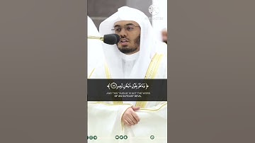 سورة التكوير من الاية 19 إلى 29 الشيخ #ياسر_الدوسري