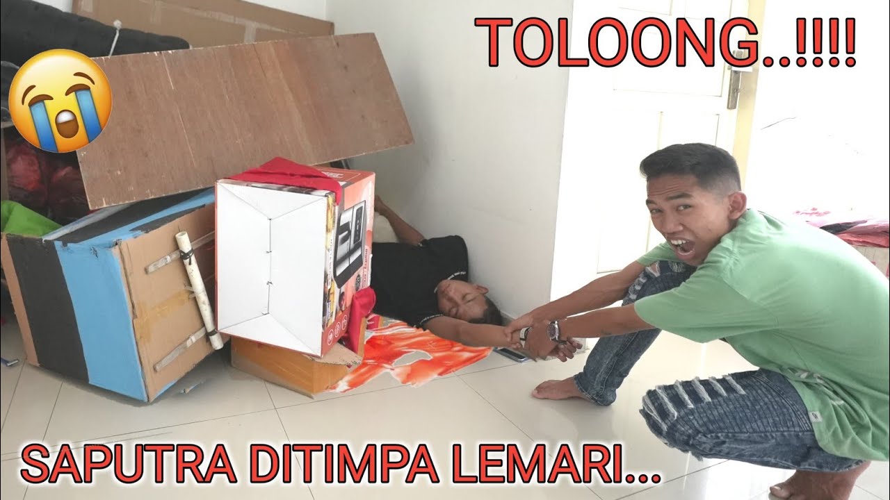 GAWAT! Saputra Ketimpa Lemari sampe Pingsan?? | Mikael Family