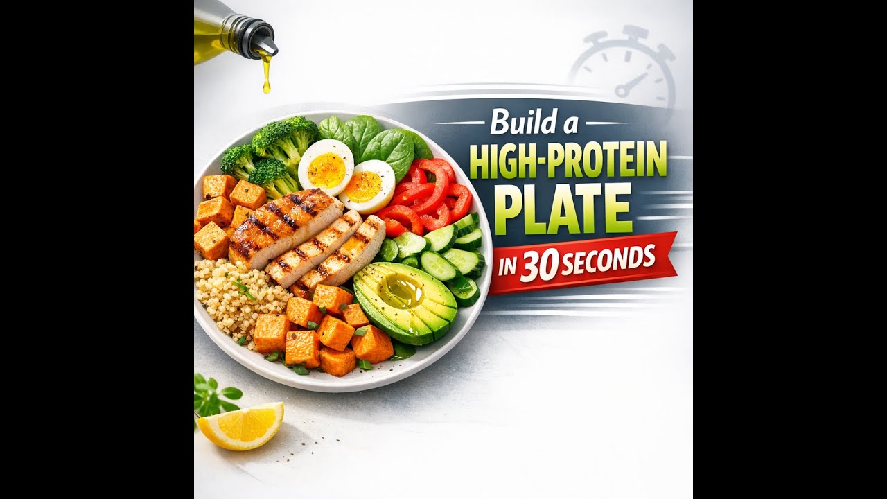 Build a High Protein Plate in 30 Seconds