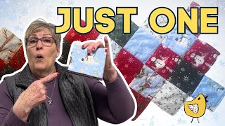 I Make The Worlds Fastest, Beginner Table Runner Ever ~ With ONE Charm Pack