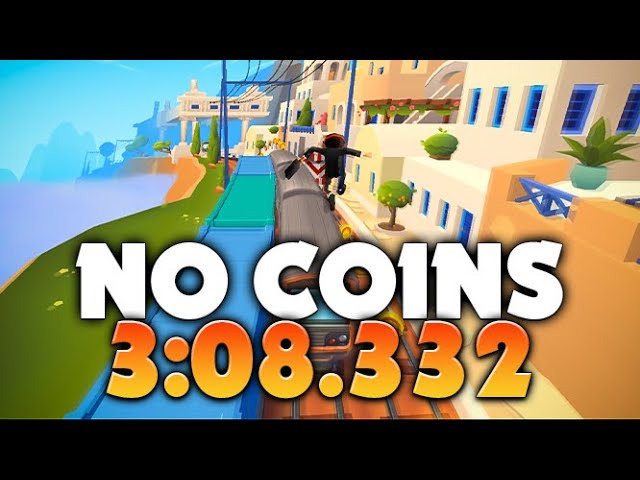 No Coins in 09:54.967 by dedudo - Subway Surfers - Speedrun