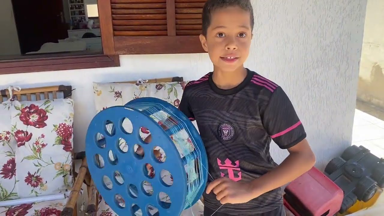 Minha carretilha de pipa 🪁 artesanal 