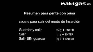 ¿CÓMO SALIR DE VIM