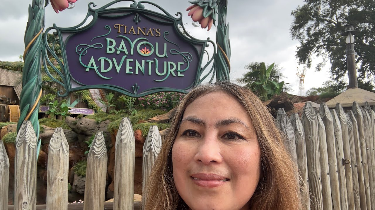 Tiana's Bayou Water Ride (flume ride with 20 ft drop!) at Walt Disney World