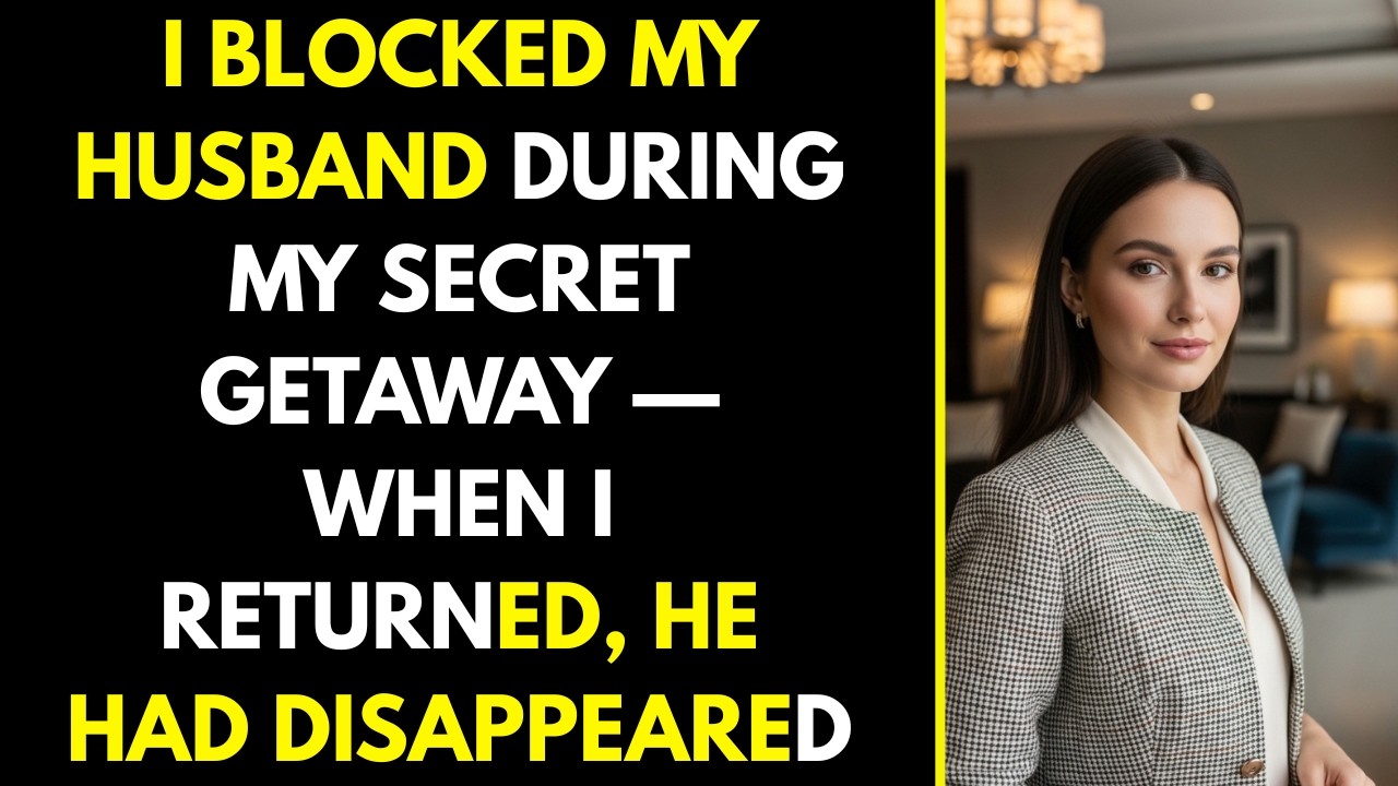 I Blocked My Husband During My Secret Getaway — When I Returned, He Had Disappeared