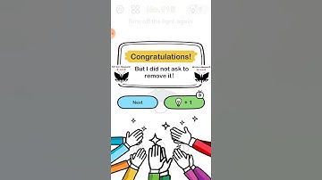 #115 - Brain out level 115 - Turn off the light again.