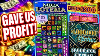 🔴PROFIT🔴 MEGA LOTERIA, $1,000,000 RICHES & MORE - Texas Lottery Scratchoffs