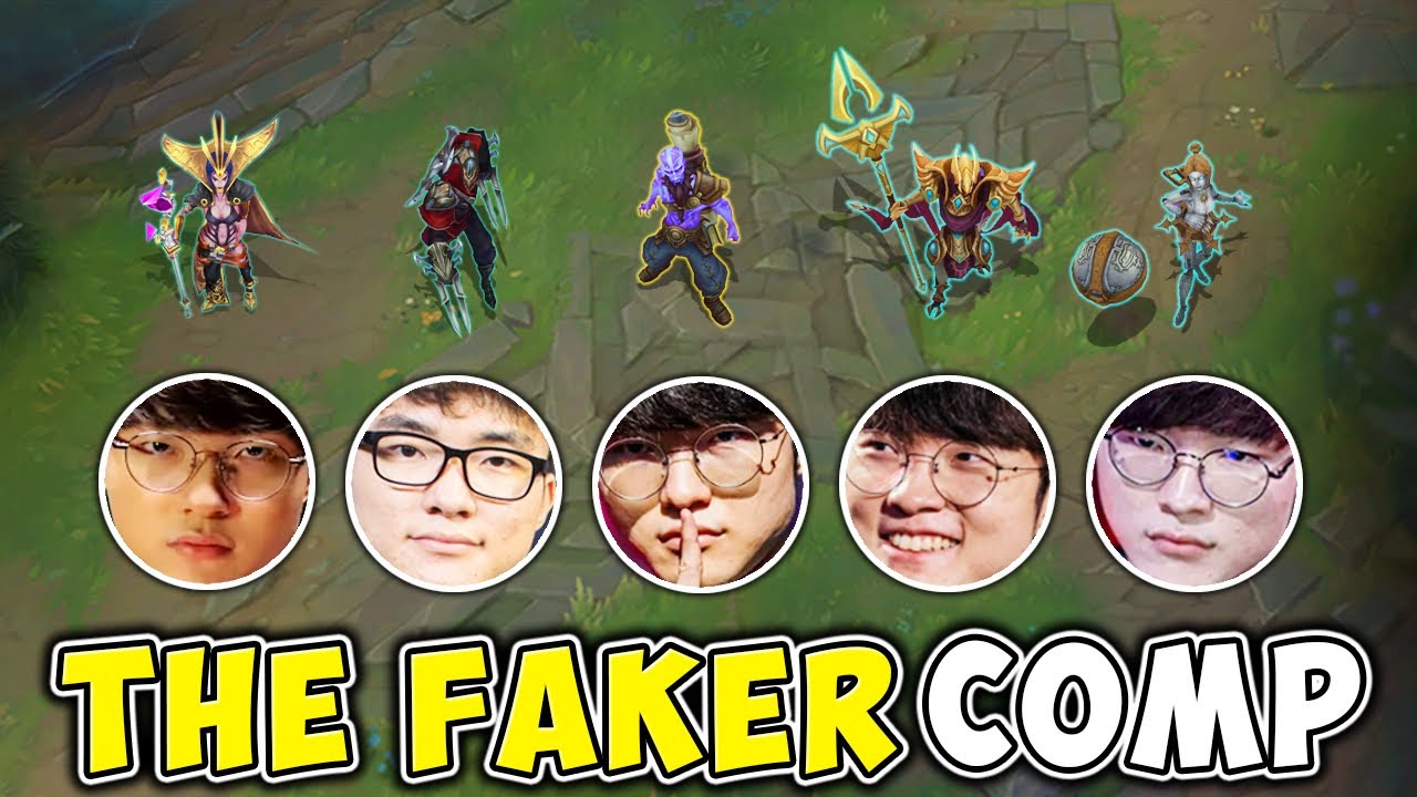 Faker's most played League of Legends champions and their win