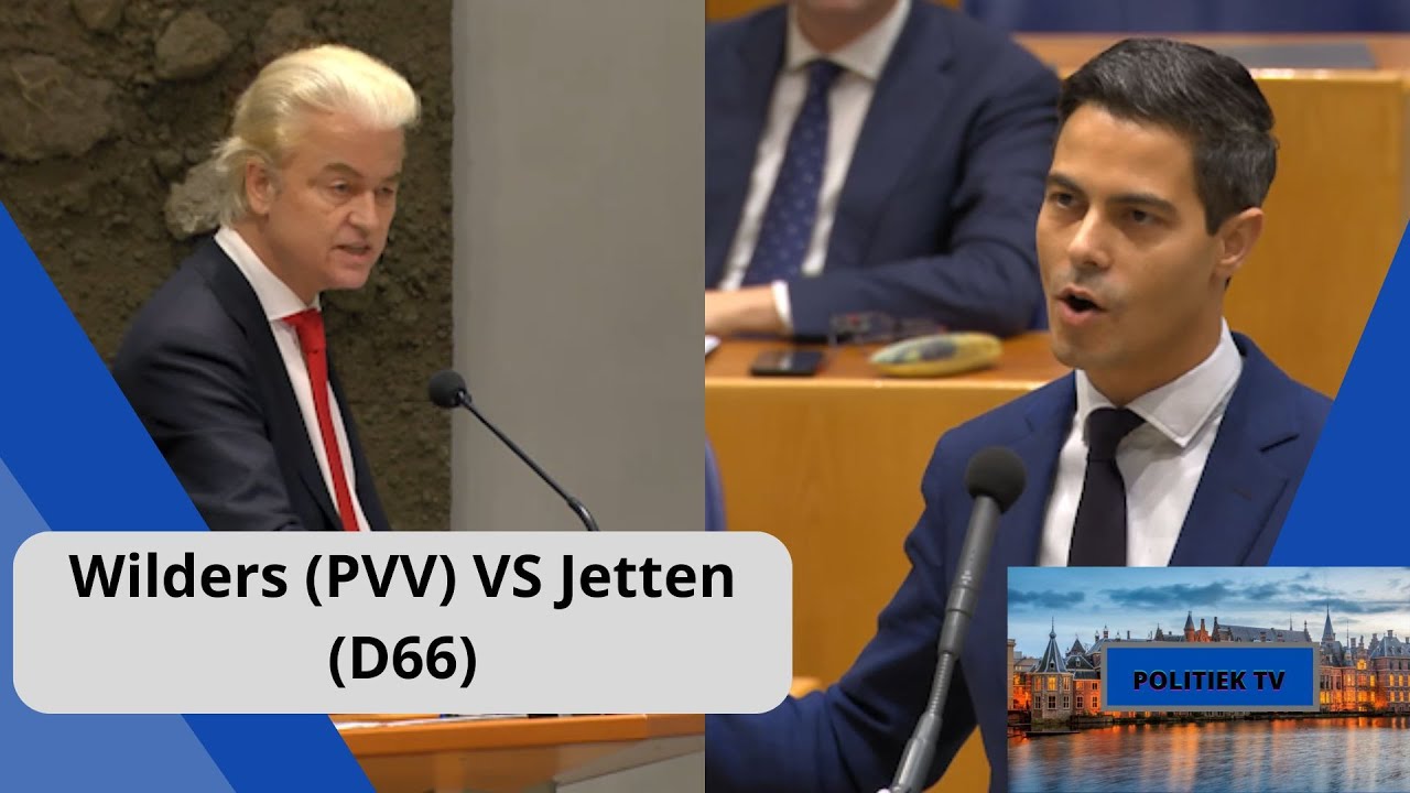 Wilders (PVV) VS Jetten (D66): "U bent geen KNIP voor de NEUS waard