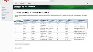 Creating a new database sheet in Ragic from an excel file