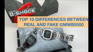 10 Ways to SEE if GMWB5000 G-shock is Fake - METAL Bluetooth Watch