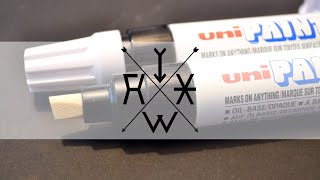 Graffiti Marker Review and How To | Uni paint PX30 and Marker mod