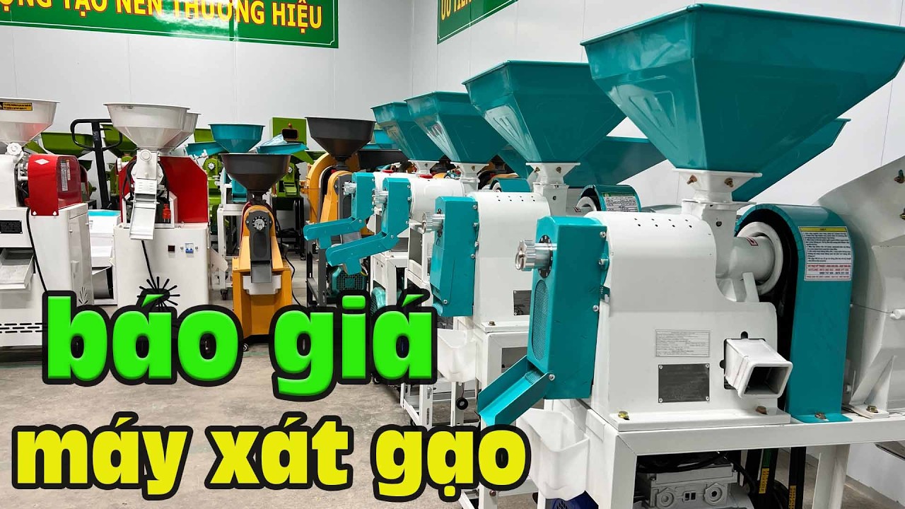 BÁO GIÁ các loại máy xát gạo gia đình phiên bản cải tiến