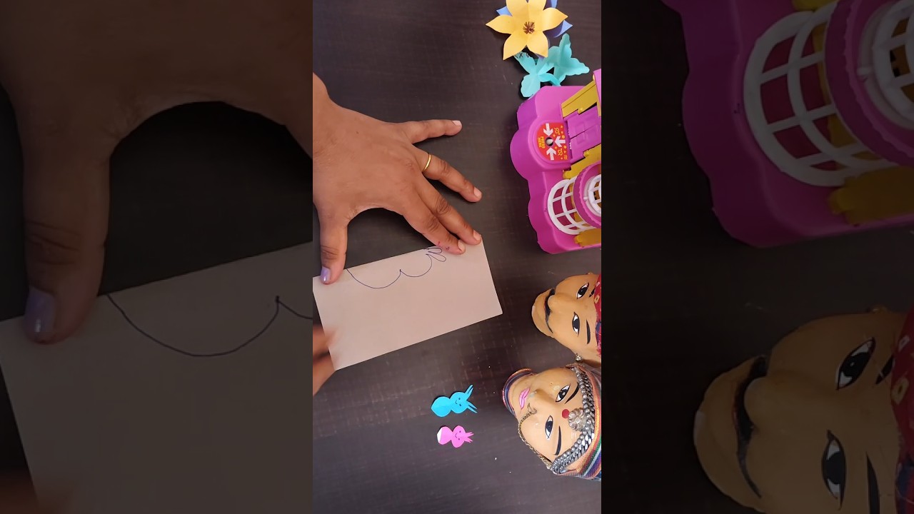 Sirf 1 ✂️ Se Banaya Gharosh/Rabbit/🐇🐰 Craft | Easy Homemade Craft