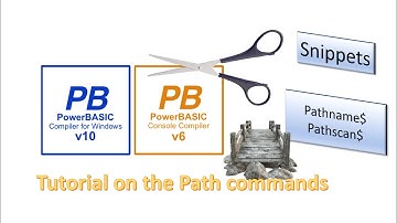 PowerBasic Snippets - Tutorial on Path commands