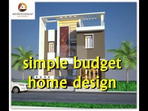 simple-budget-home-design-|-floor-plan-|-elevation-|-latest-indian-house-design-2018