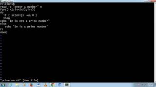shell script to determine a prime number screenshot 2