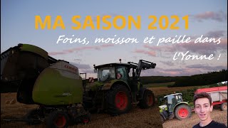 🌾MA SAISON de MOISSON 2021 dans l'YONNE !🤠🚜