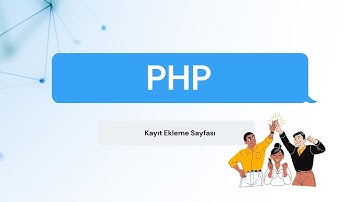 PDO - Admin Paneli - Kayıt İşlemi