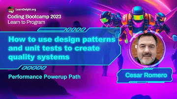 How to use design patterns and unit tests to create quality systems - Cesar Romero | Coding Bootcamp