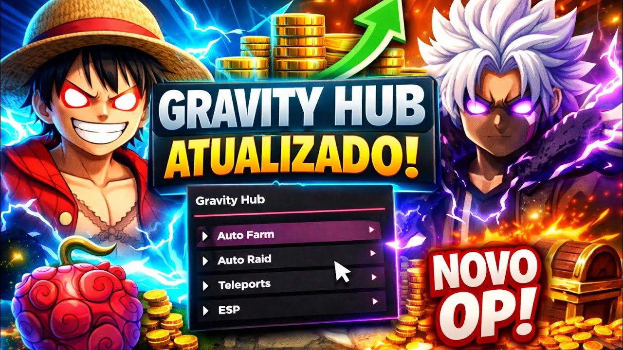 ESSE GRAVITY HUB ATUALIZADO TÁ ABSURDO 🤯 (Link nos comentários)!