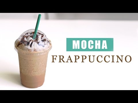 How to Make Starbucks Mocha Frappuccino - Copycat Recipe 스타벅스 모카 프라푸치노 만들기 - 한글자막