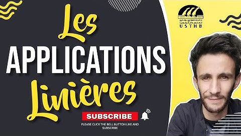 Les Applications Linéaire 👌 résumé complet🧠 (matrice associe Kerf Imf)