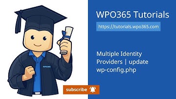 Lesson | Multiple Identity Providers - Update wp-config.php