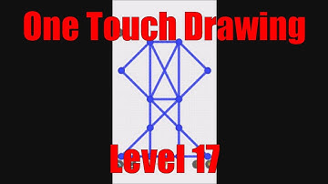 One Touch Drawing Level Stage Niveau Nivel Yровень 17. Solution