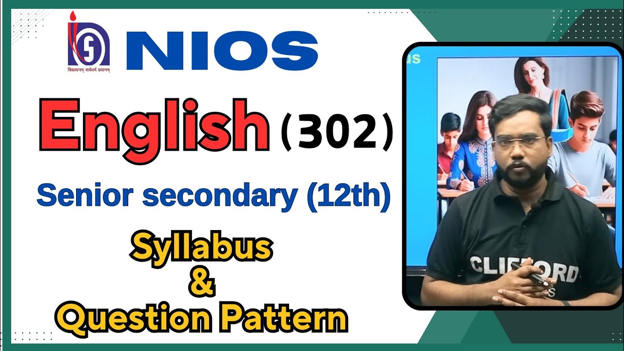 NIOS ENGLISH SYLLABUS SENIOR SECONDARY visual data 2