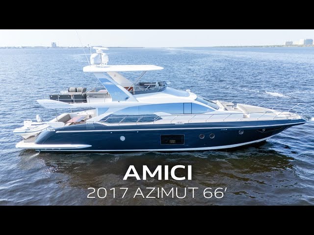 2017 Azimut 66 Flybridge “Amici” For Sale | 26 North Yachts - YouTube
