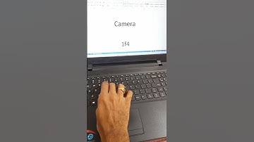 Camera image on MS Word using keyboard shortcuts