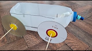 Basic balloon powered car 20201210