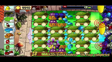 Plants vs. Zombies Puzzle - Last Stand Endless (Part 4: 16 cobs) - Flags 121 to 130