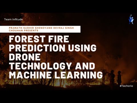 Forest fire prediction using drone technology and machine learning